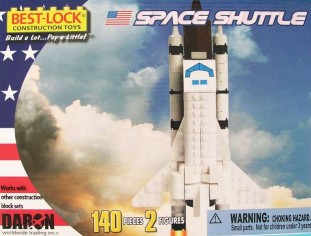 Construction Block Toy (Space Shuttle) 140 piece 