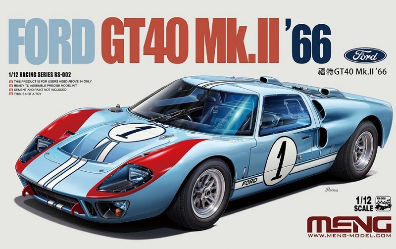 1/12 FORD GT40 MK.II 1966