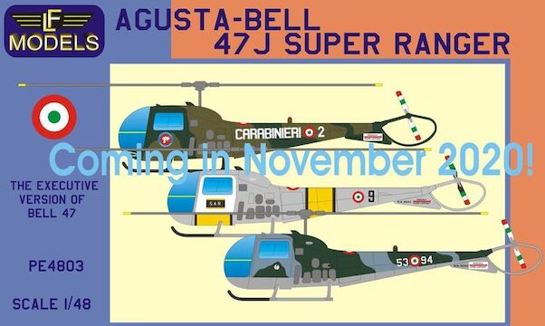 1/48 Agusta Bell 47J Super Ranger (Italy) (LF Models PE-4803)